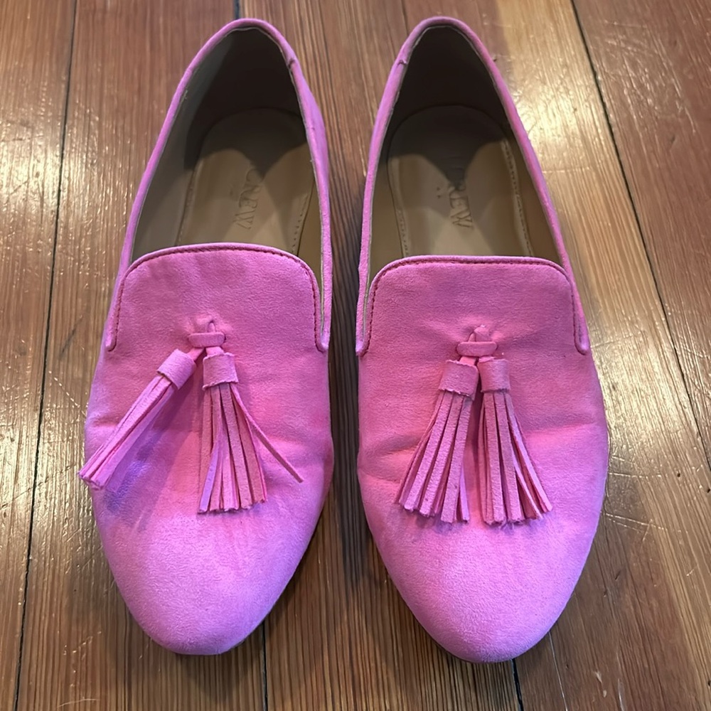 Hot Pink J. Crew flats